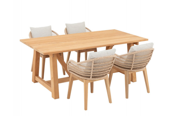 Hercules Laila Havemøbelsæt - 100x200 cm