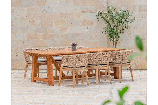 Hercules Rima Havemøbelsæt - 100x246 cm