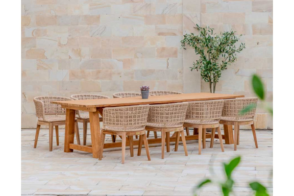 Hercules Rima Havemøbelsæt - 100x290 cm