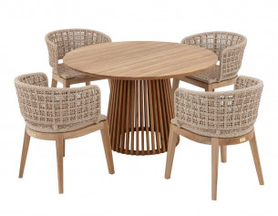 Luna Rima Havemøbelsæt -...