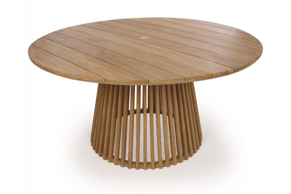 Luna Venedig Teak havemøbelsæt - Ø150 cm