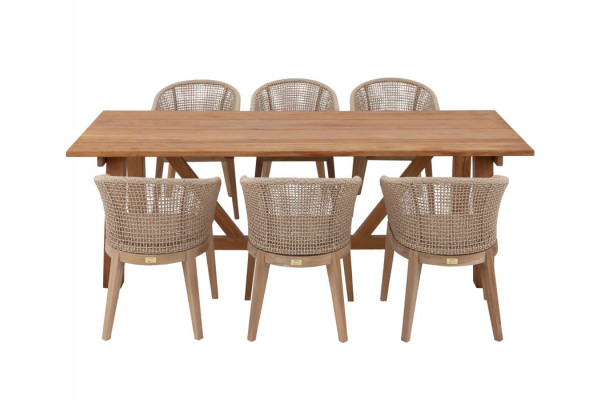 Hercules Lago Havemøbelsæt - 100x246 cm