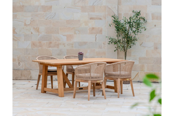 Hercules Lago Havemøbelsæt - 100x200 cm