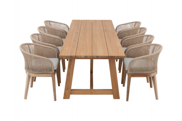 Hercules Lago Havemøbelsæt - 100x290 cm