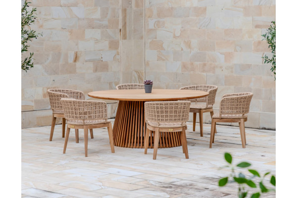 Luna Rima Havemøbelsæt - Ø180 cm