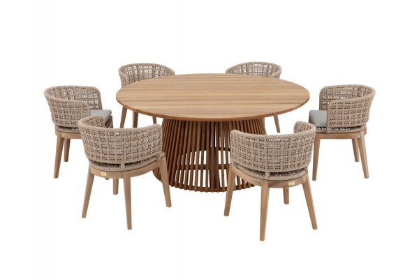 Luna Rima Havemøbelsæt - Ø180 cm