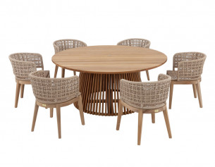 Luna Rima Havemøbelsæt -...