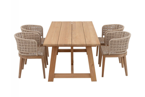 Hercules Rima Havemøbelsæt - 100x200 cm