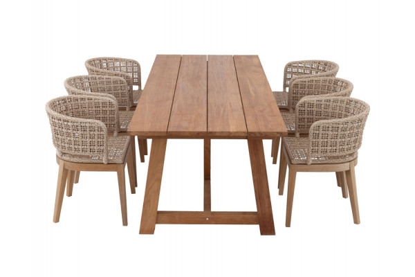 Hercules Rima Havemøbelsæt - 100x246 cm