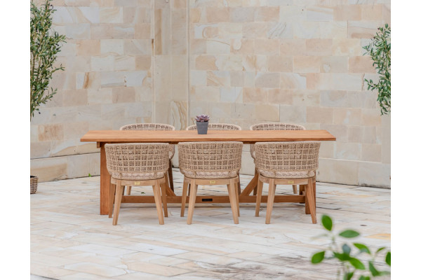 Hercules Rima Havemøbelsæt - 100x246 cm