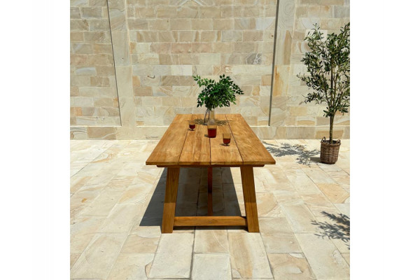 Hercules ManjaTeak havemøbelsæt m/6 stole -...