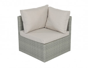 Isla Lys Grå Hjørnemodul -...