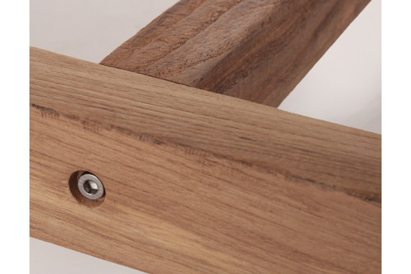 Hercules Tonka Teak havemøbelsæt m/6 stole -...