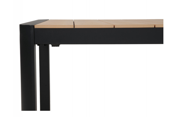 Lohals Udtræksbord - 95x205/275 cm - Mørkegrå