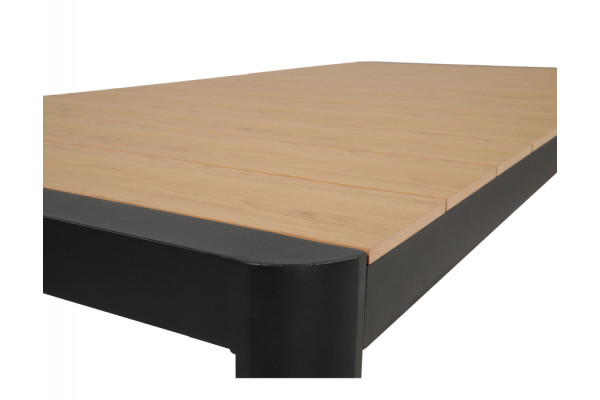 Lohals Udtræksbord - 95x205/275 cm - Mørkegrå