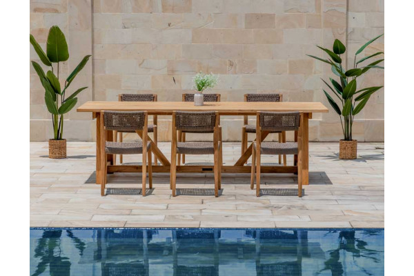 Hercules Alana Havemøbelsæt - 100x246 cm