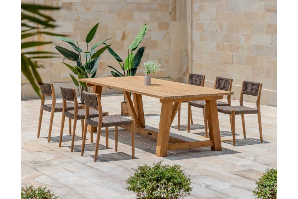 Hercules Alana Havemøbelsæt - 100x246 cm