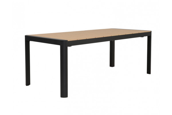 Lohals Udtræksbord - 95x205/275 cm - Mørkegrå