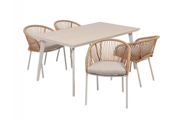 Dagmar Nora Havemøbelsæt - 90x160 cm