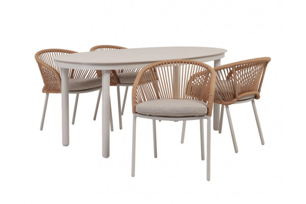 Annika Nora Havemøbelsæt - 90x160 cm