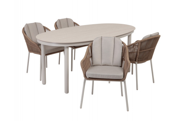 Annika Svala Havemøbelsæt - 90x160 cm