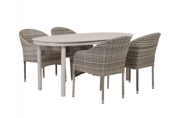 Annika Andrea Havemøbelsæt - 90x160 cm