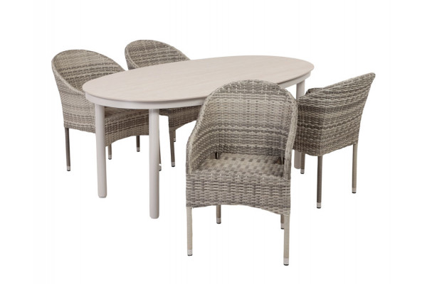 Annika Andrea Havemøbelsæt - 90x160 cm