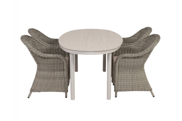 Annika Freja Havemøbelsæt - 90x160 cm