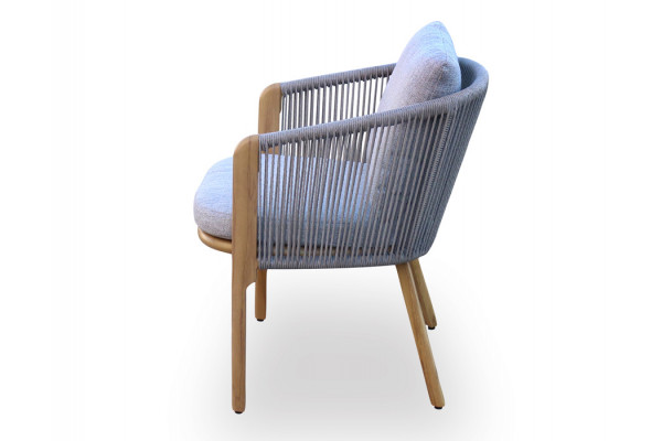 Esbjerg Hamborg Havemøbelsæt m/6 stole -...