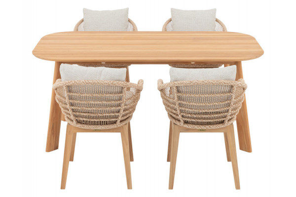 Balder Laila Havemøbelsæt - 180x100 cm