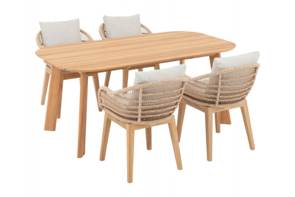 Balder Laila Havemøbelsæt - 180x100 cm