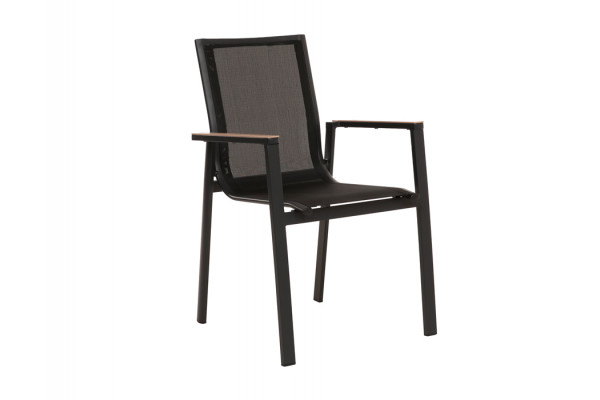 Malmø Stabelstol - Mørkegrå