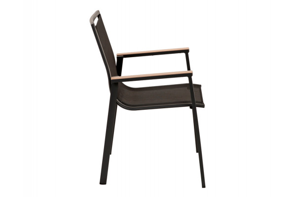 Malmø Stabelstol - Mørkegrå