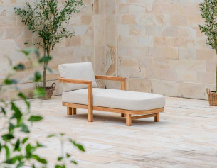 Las Vegas Teak Chaiselong 2