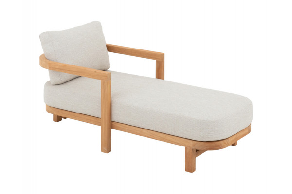 Las Vegas Teak Chaiselong