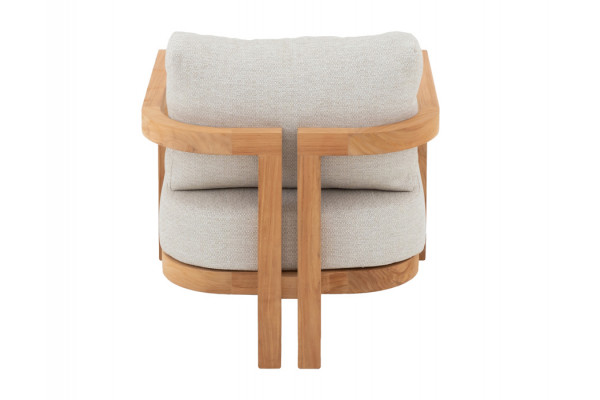 Las Vegas Teak Chaiselong