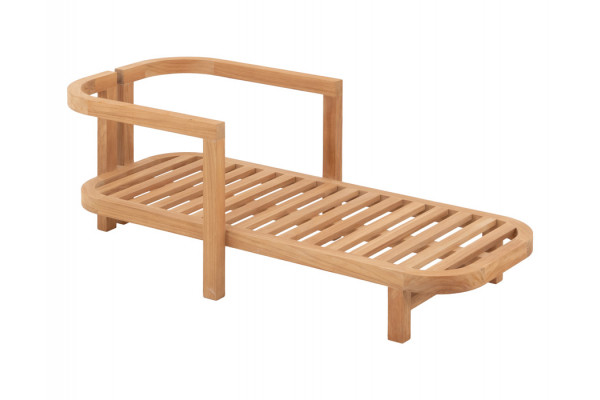 Las Vegas Teak Chaiselong