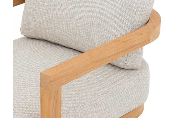 Las Vegas Teak Chaiselong