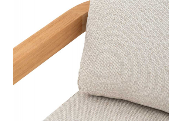 Las Vegas Teak Chaiselong