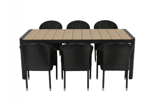 Lohals Andrea Havemøbelsæt - 95 x 205/275 cm