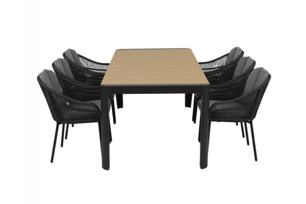 Lohals Svala Havemøbelsæt - 95 x 205/275 cm