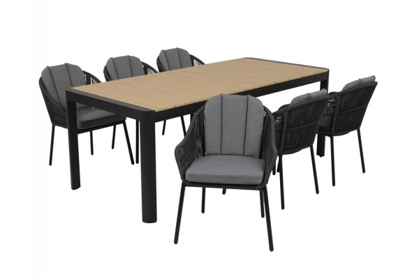 Lohals Svala Havemøbelsæt - 95 x 205/275 cm