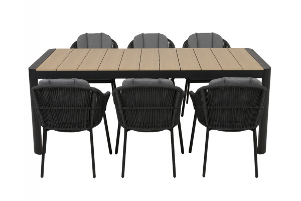 Lohals Svala Havemøbelsæt - 95 x 205/275 cm