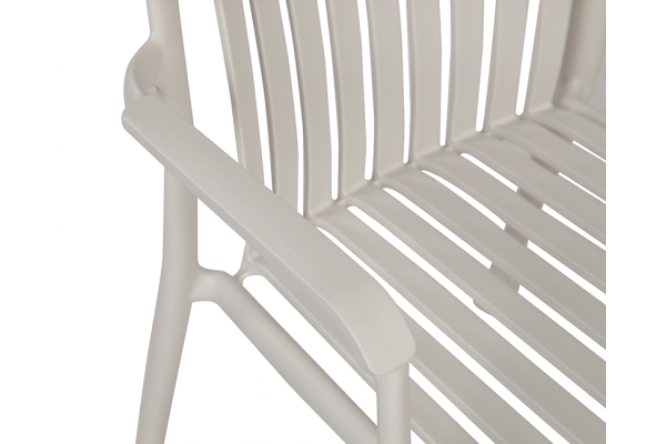 Malmø Sonja Havelmøbelsæt - 100x200 cm - Gråhvid