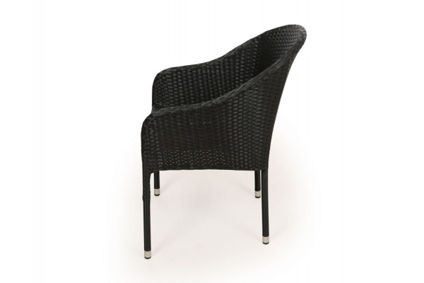 Malmø Andrea Havemøbelsæt - 100x160 cm - Mørkegrå