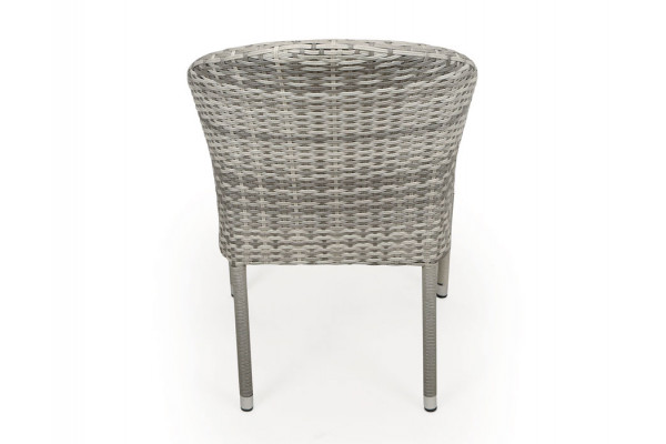 Malmø Andrea Havelmøbelsæt - 100x200 cm - Gråhvid