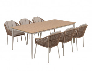 Malmø Svala Havelmøbelsæt -...