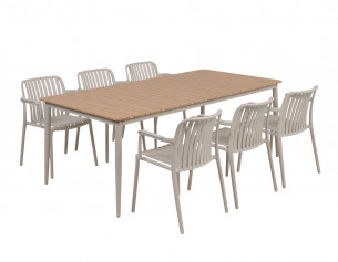 Malmø Sonja Havelmøbelsæt -...