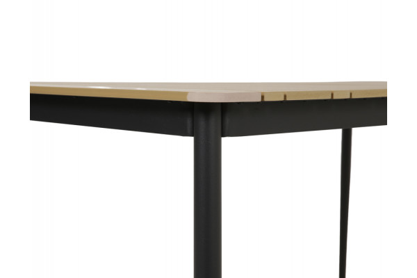 Malmø Sonja Havemøbelsæt - 100x160 cm - Mørkegrå