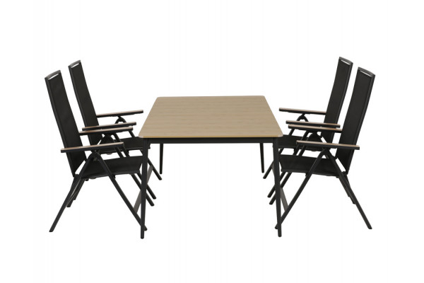 Malmø Havelmøbelsæt m/4 pos. Stole - 100x160 cm...